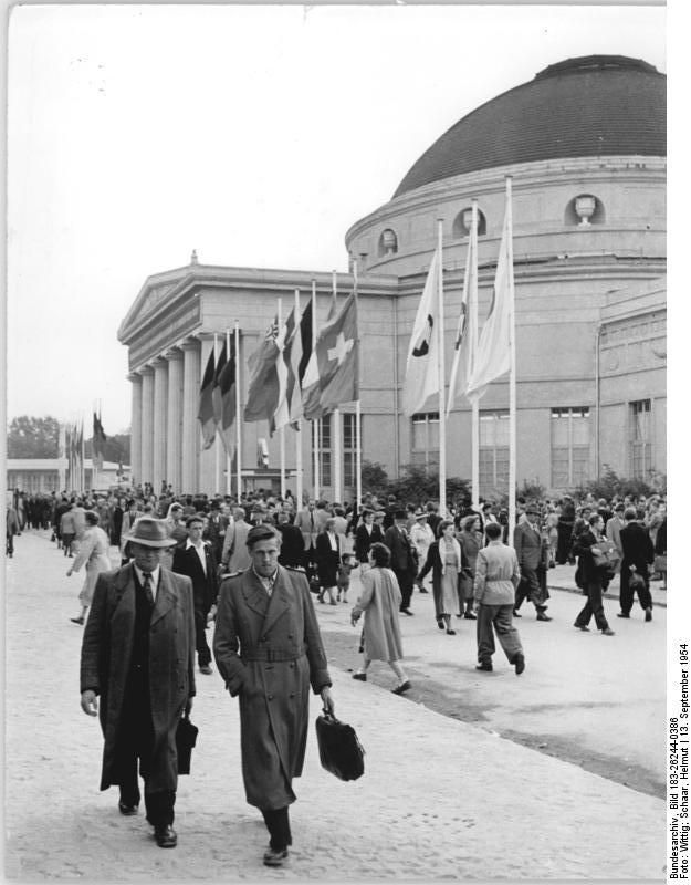 aussen historisch herbstmesse 1954